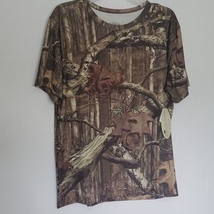 Mossy oak camouflage moisture wicking shirt